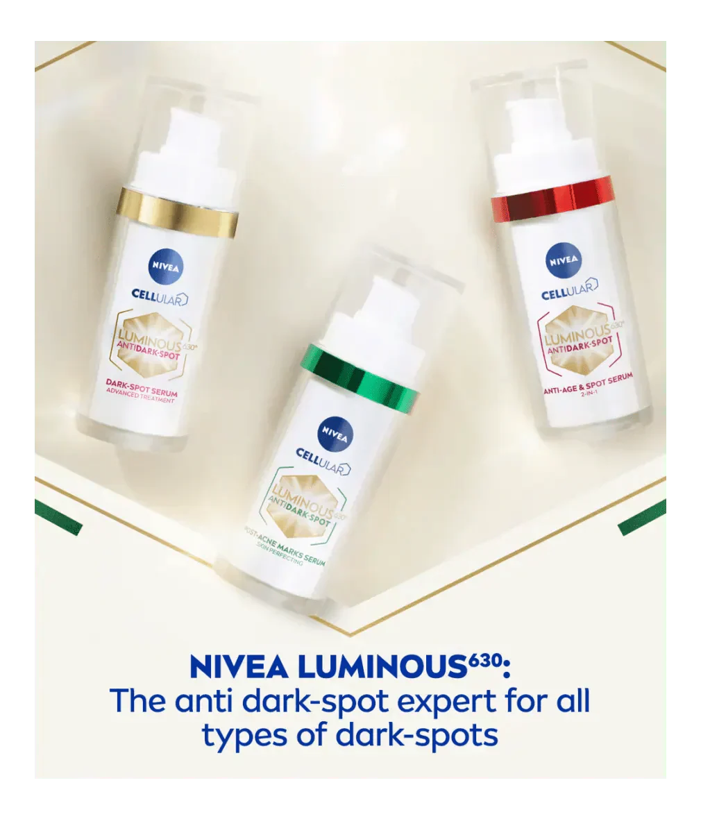 Nivea Luminous 630 Post-Acne Mark Skin Perfecting Serum 30ml / 1 fl.oz