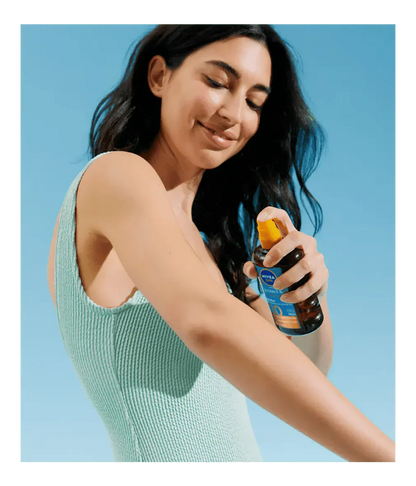 Nivea Sun Protect &amp; Bronze Tan Activating Sun Cream Spray SPF50 200ml / 6.8 fl.oz - 2 Pack
