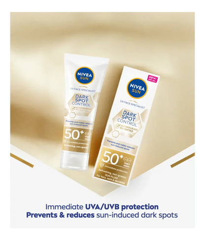 Nivea Sun UV Face Luminous 630 Spot Control Sun Fluid SPF50 40ml / 1.35 fl.oz - 3 Pack