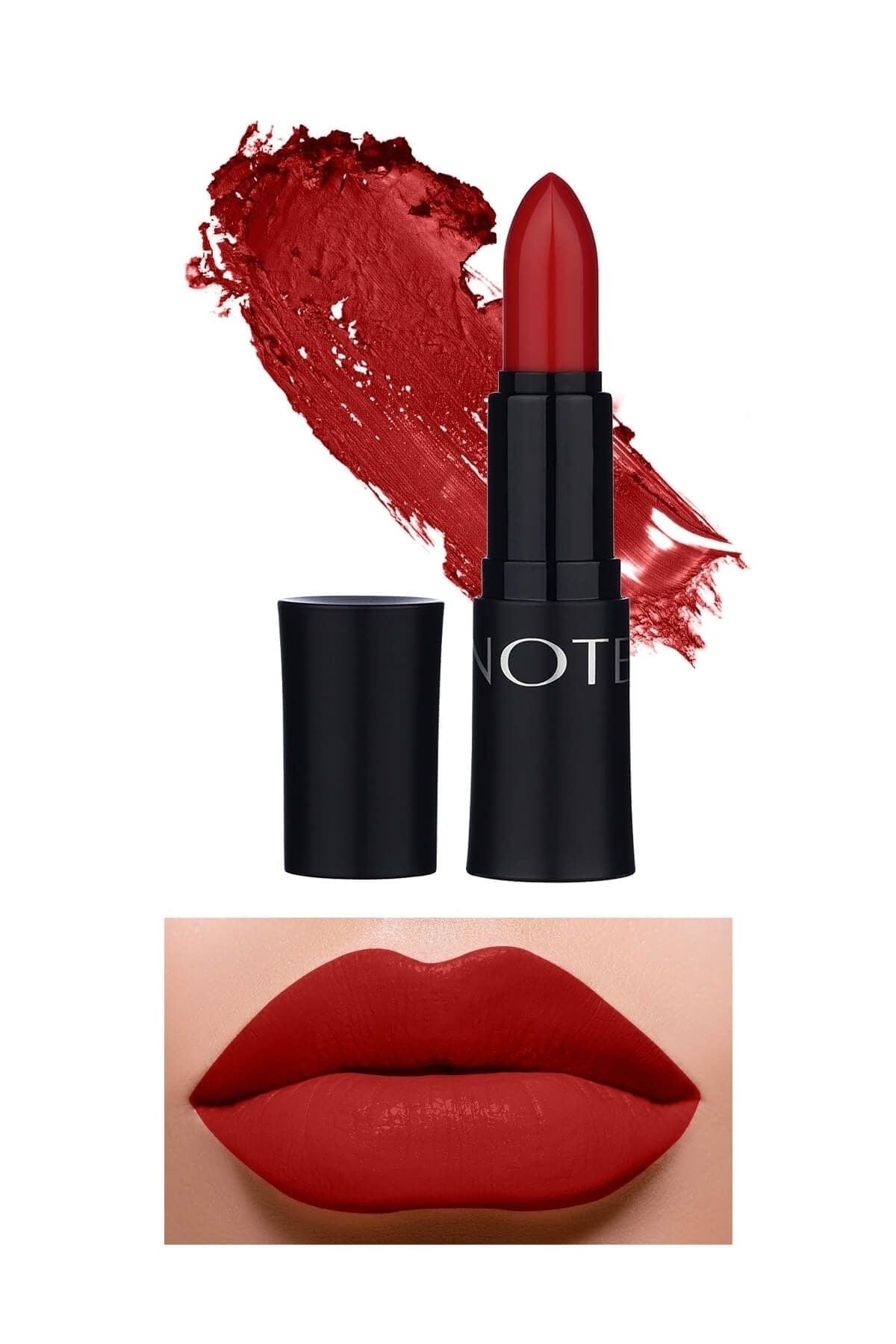 Note Cosmetics Mattemoist Lipstick Matte Finish Lipstick 306 Miss Blossom