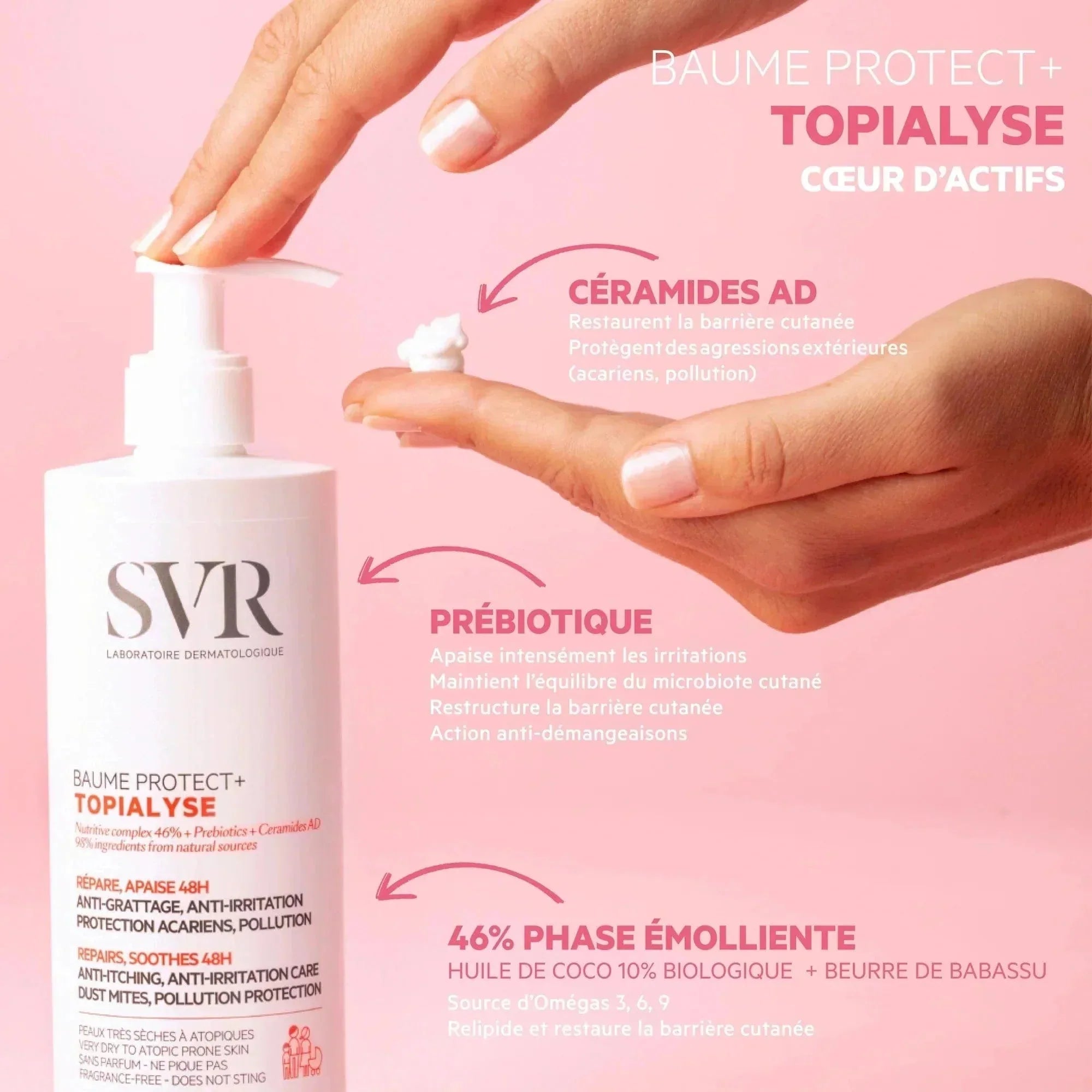 SVR Topialyse Baume Protect+ Balm 400 ml