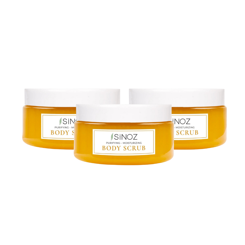 Sinoz Nourishing , Purifying And Moisturizing Body Scrub 250 ml 3 Pack