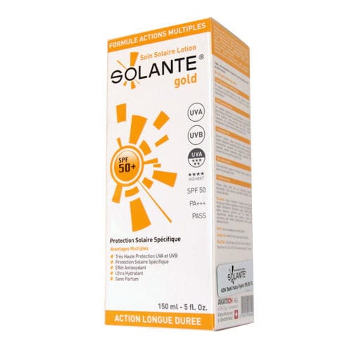 Solante Gold Spf50+ Sunscreen Lotion 150ml