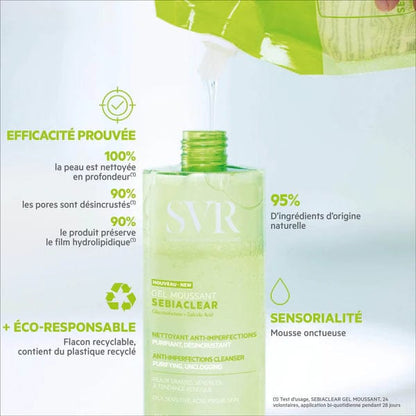 Svr Sebiaclear Gel Moussant 400ml