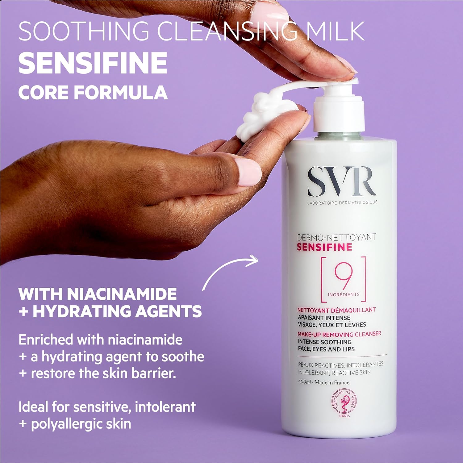 Svr Sensifine Dermo Cleansing Milk 400ml