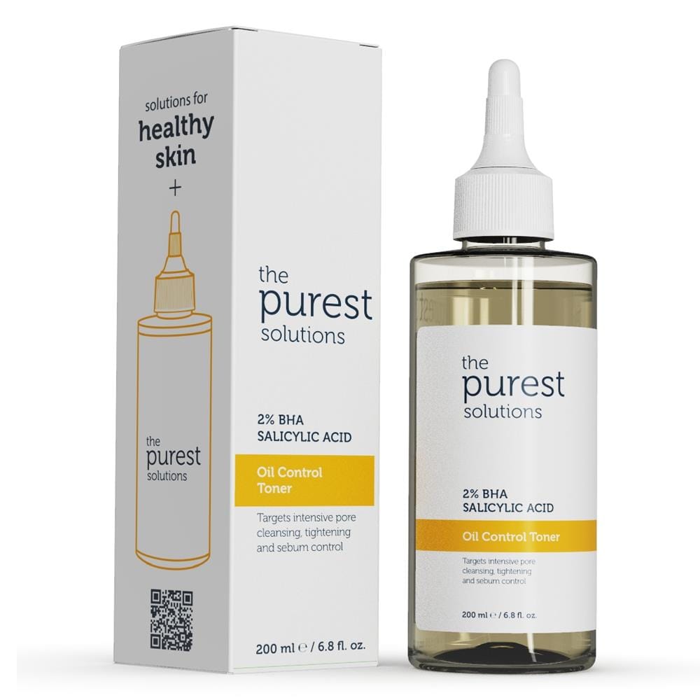 The Purest Solutions Oil Control Toner BHA Salicylic Acid 200 ml 2 Pack
