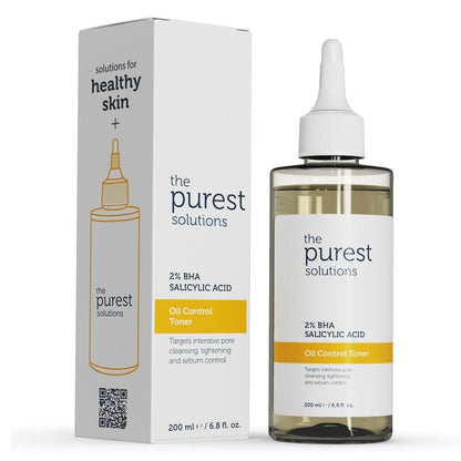 The Purest Solutions Oil Control Toner BHA Salicylic Acid 200 ml 2 Pack