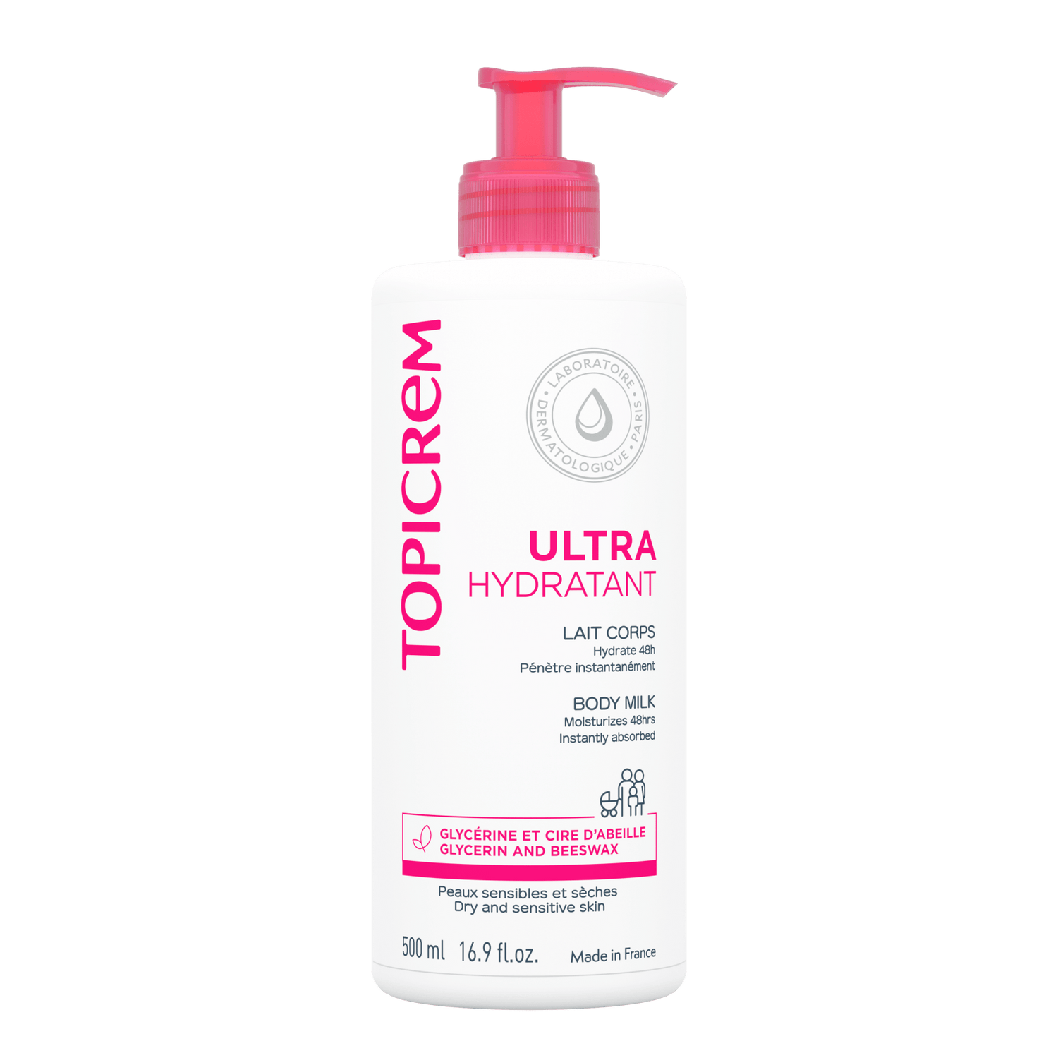 Topicrem Ultra Moisturizing Body Milk 500 ml