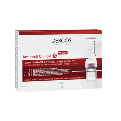 Vichy Dercos Aminexil Clinical 5 Women Anti-Shedding Serum 21 x 6 ml