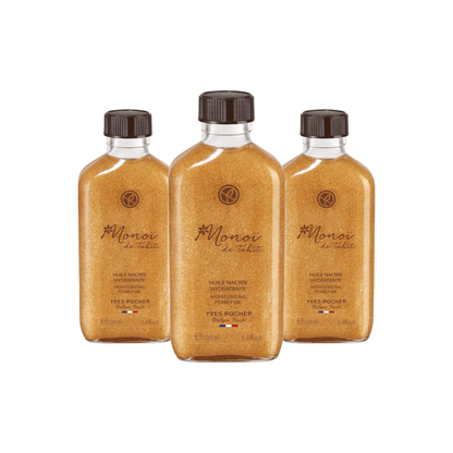 Yves Rocher Monoi Radiance Hair and Body Oil 100 ml 3 Pack