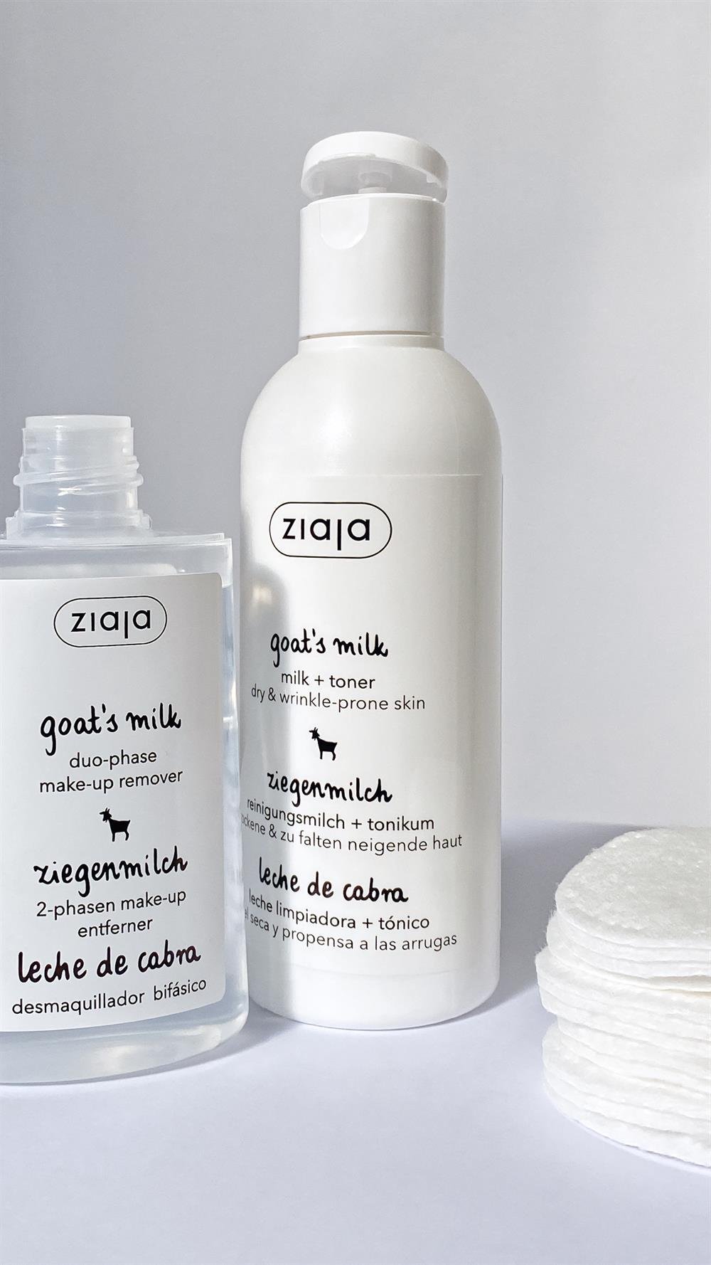 Ziaja Goat Milk Dual Phase Eye and Lip Makeup Remover 120 ml